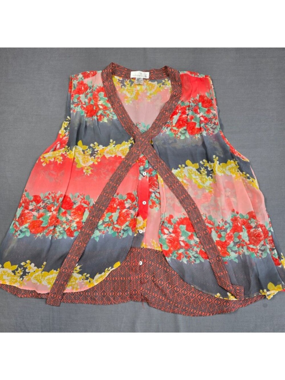 4 Pc LOT Womens 3X Haptics Dress Tops Boho Floral Feminine - Picture 2 of 15